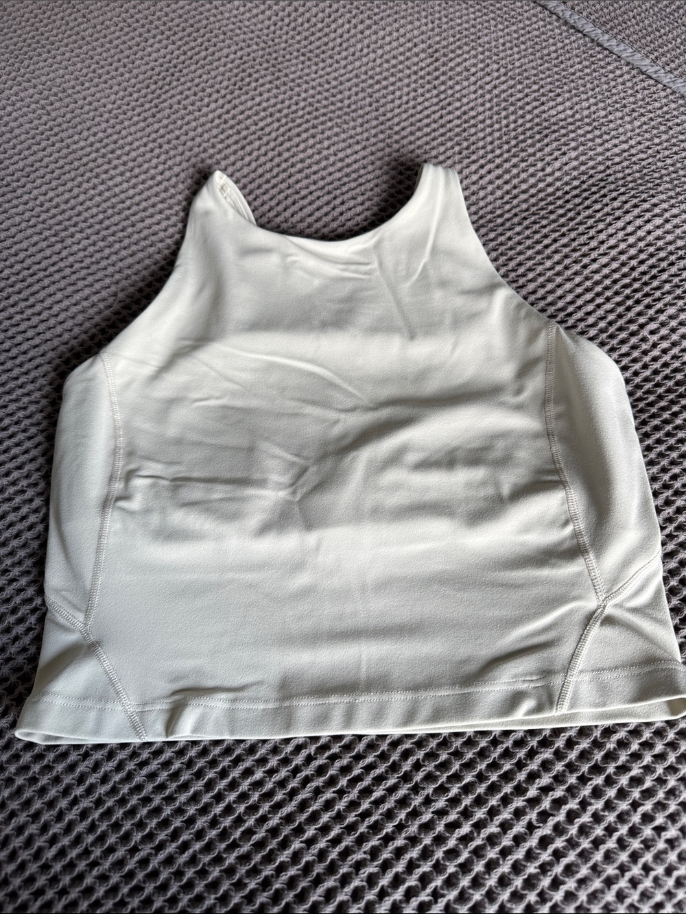 Women's Cream High-Neck Lululemon Tank Top